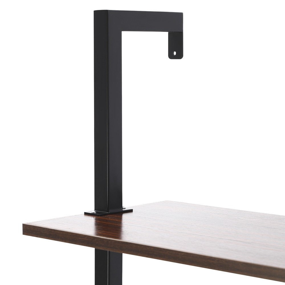 Wall-Mounted Desk with 3-Tier Storage – Space-Saving Design