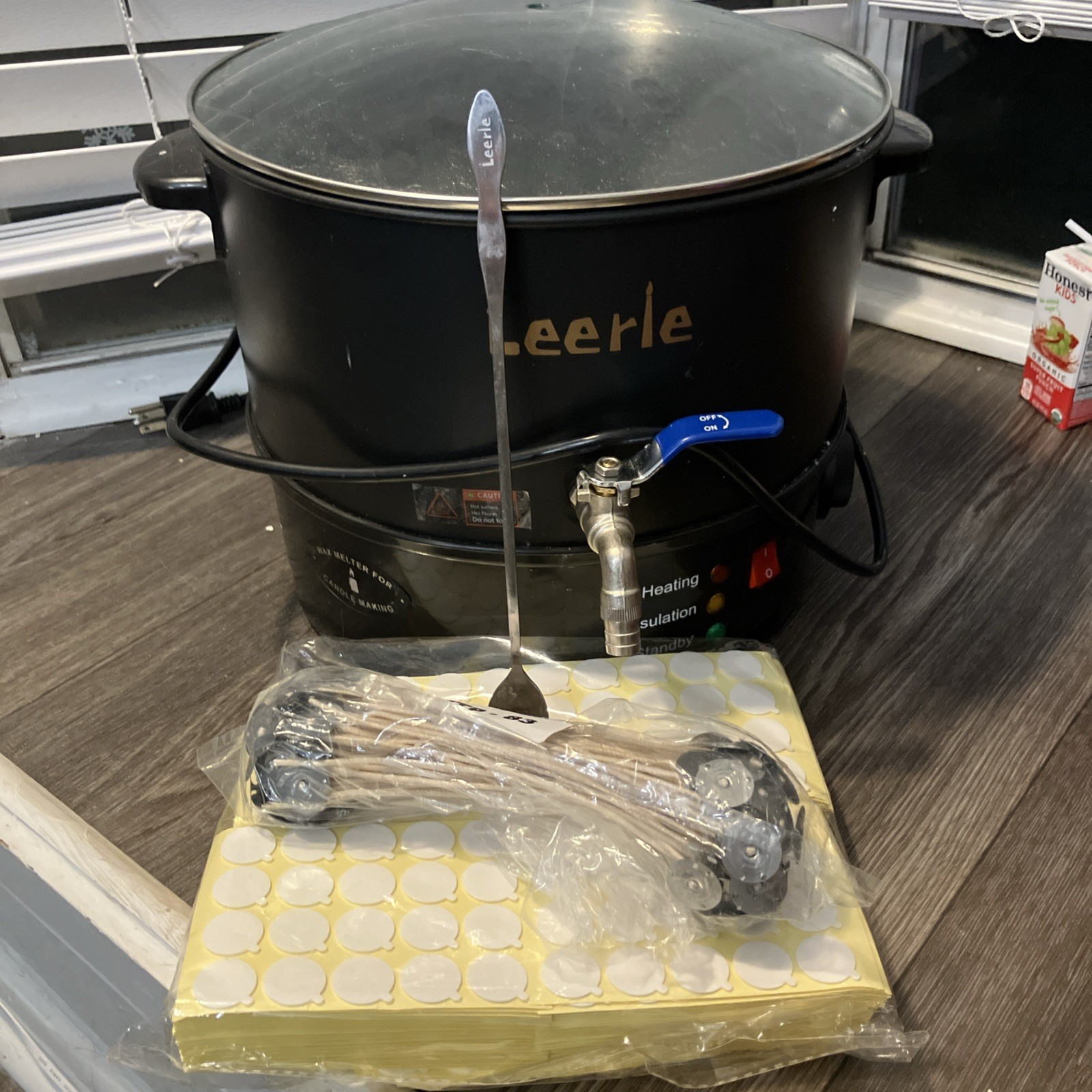 Leerie Wax Melter for Candle Making 16Lbs L8 Large Electric Wax Melting Pot