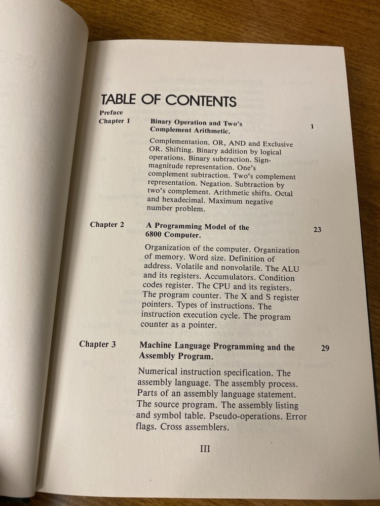 Practical Microcomputer Programming: The M6800 (Motorola) - W.J. Weller 1977 CPU