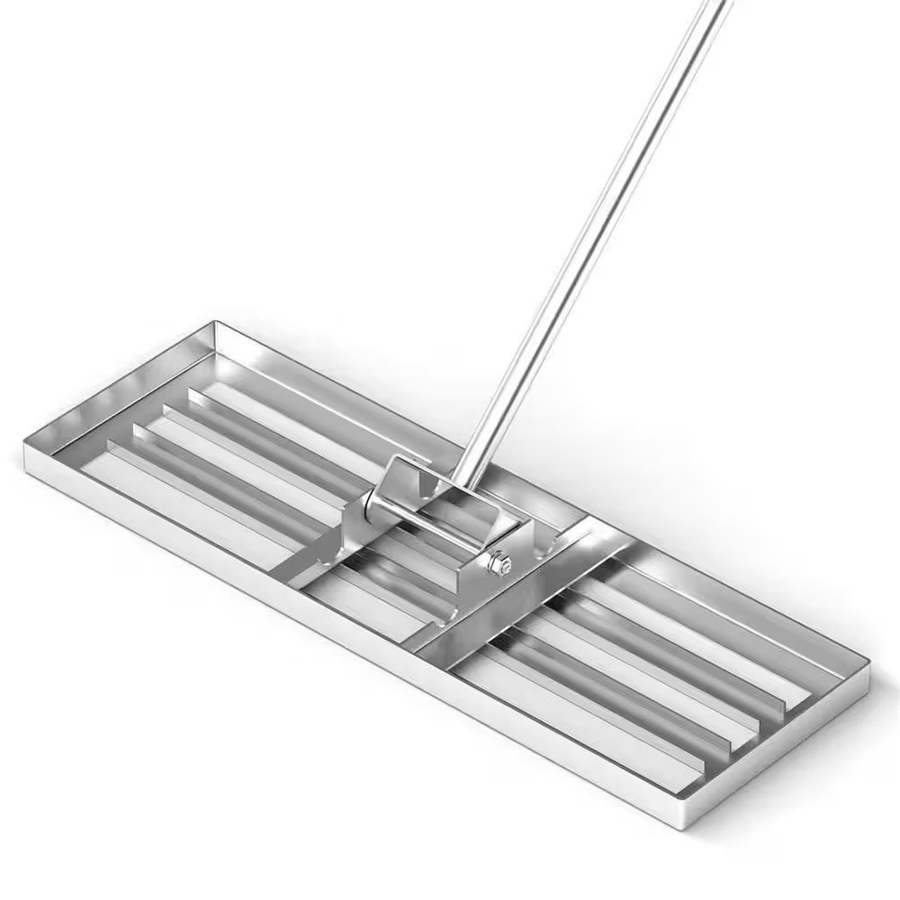 67 In. Lawn Leveling Rake Heavy-Duty Level Lawn Tool for Garden Backyard/Lawn Si
