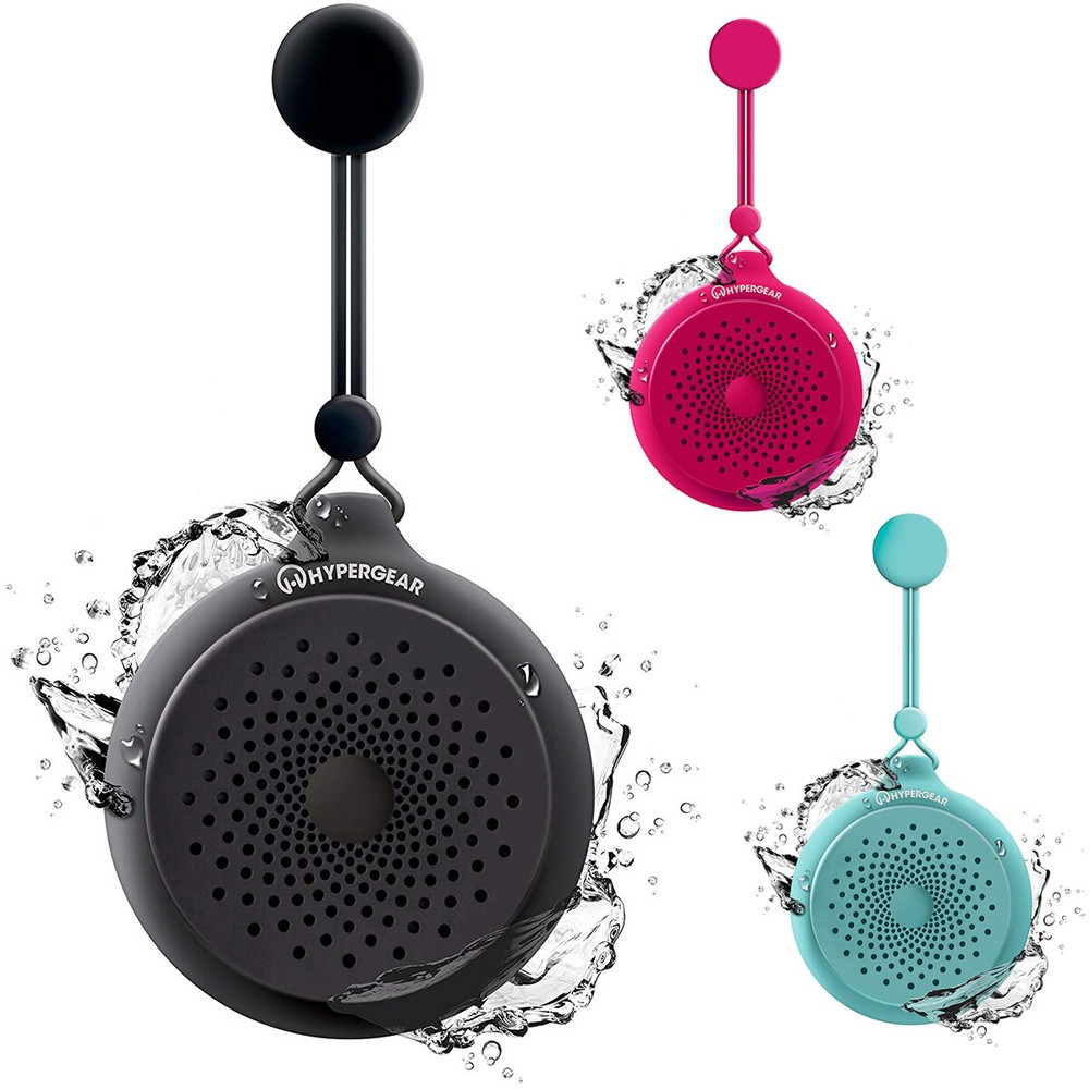 HyperGear Splash Water Resistant Wireless Bluetooth Speaker with Microphone