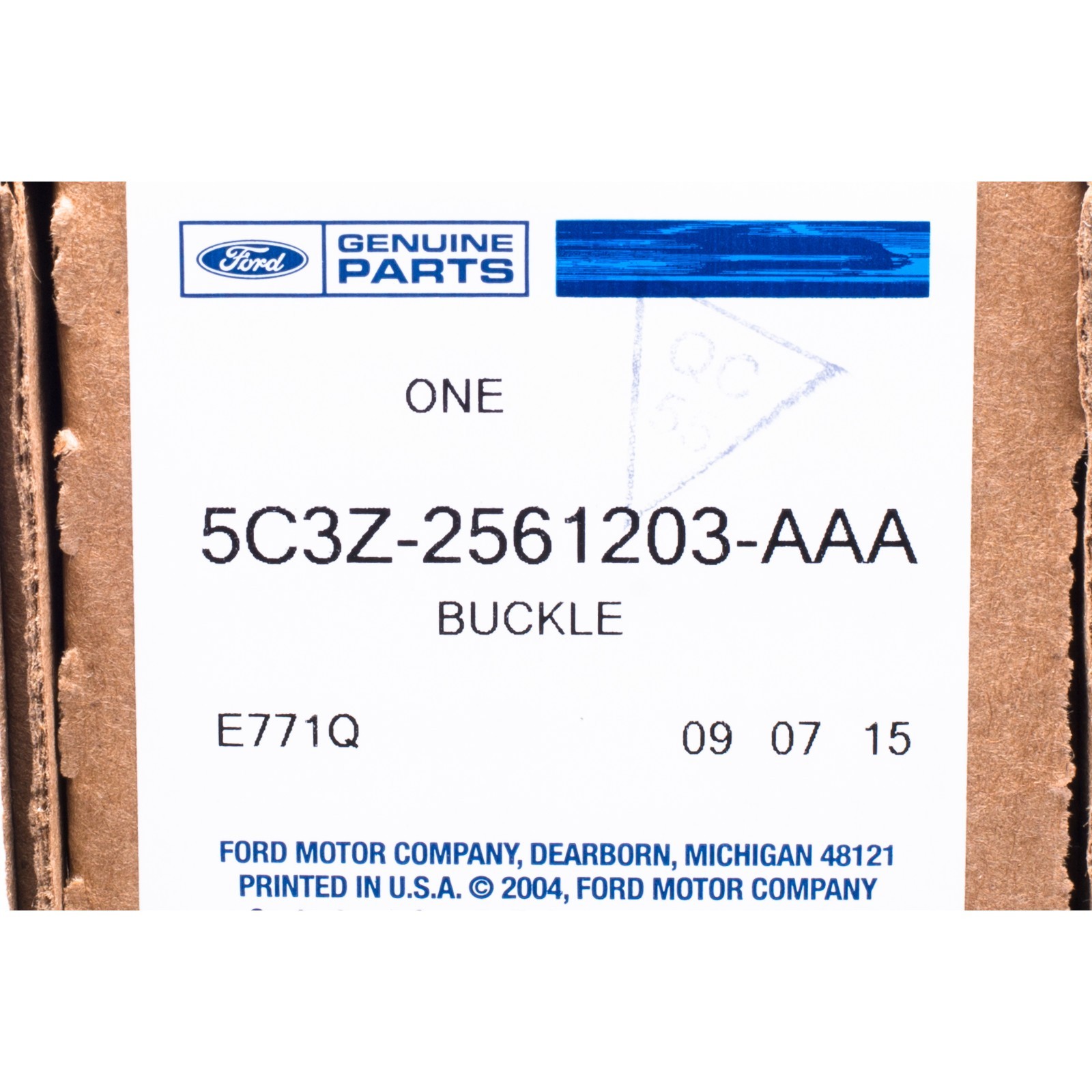 OEM NEW Front Left Driver Seat Belt Buckle Gray 99-07 Ford F250 F350 Super Duty