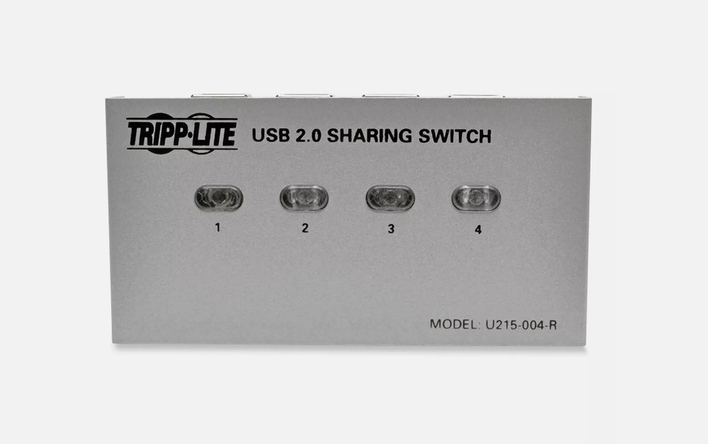 Tripp Lite U215-004-R 4 Port USB 2.0 Peripheral Sharing Switch