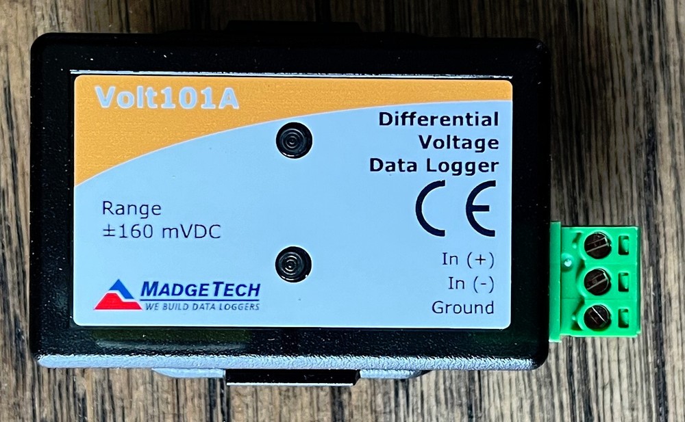 Madgetech Volt101A 160mV Data Logger