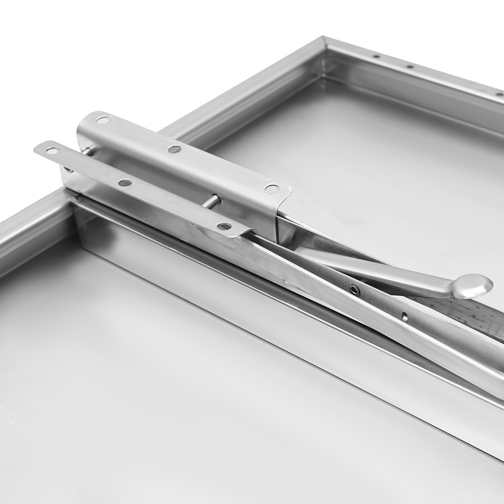 Stainless Steel Folding Serving Shelf Wall-mounted Food Serving Table Holder