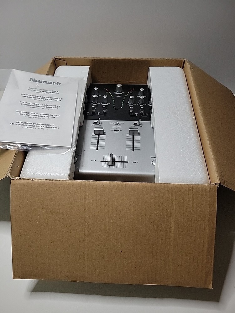 Numark M3 Tabletop 2 Channel Scratch DJ Mixer No Cord Untested