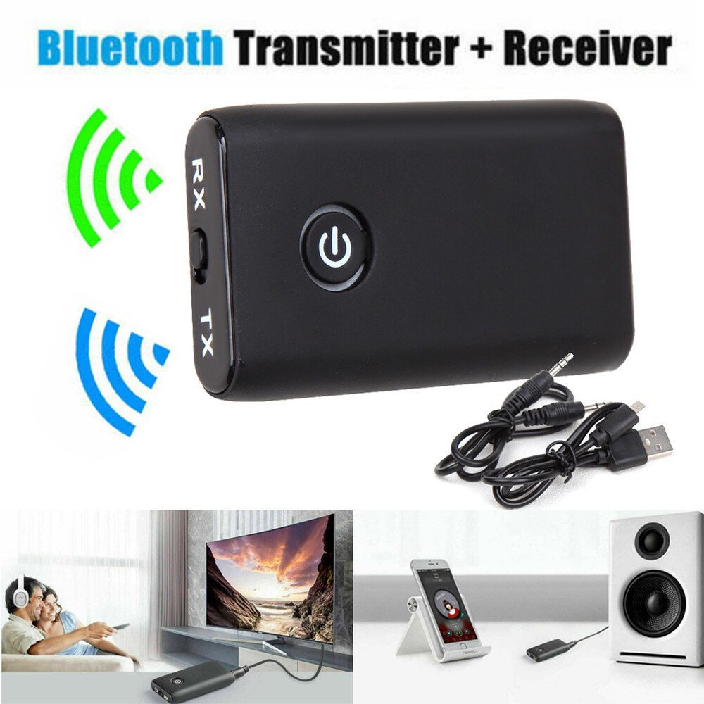 Bluetooth 5.0 Transmitter Receiver 2 IN 1 Wireless Audio 3.5Mm Jack Aux Adapter