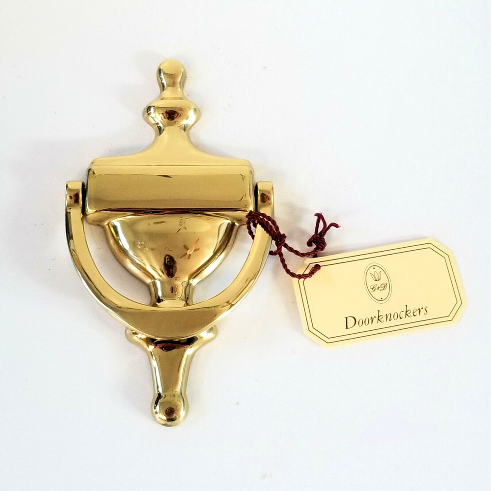 Solid Brass Door Knocker Made in Spain New Open Box