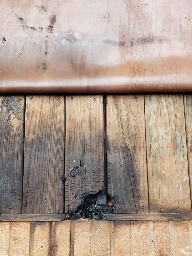 Fire pit Deck Protector - DeckProtect (TM), Outdoor Fireproof Deck Protection