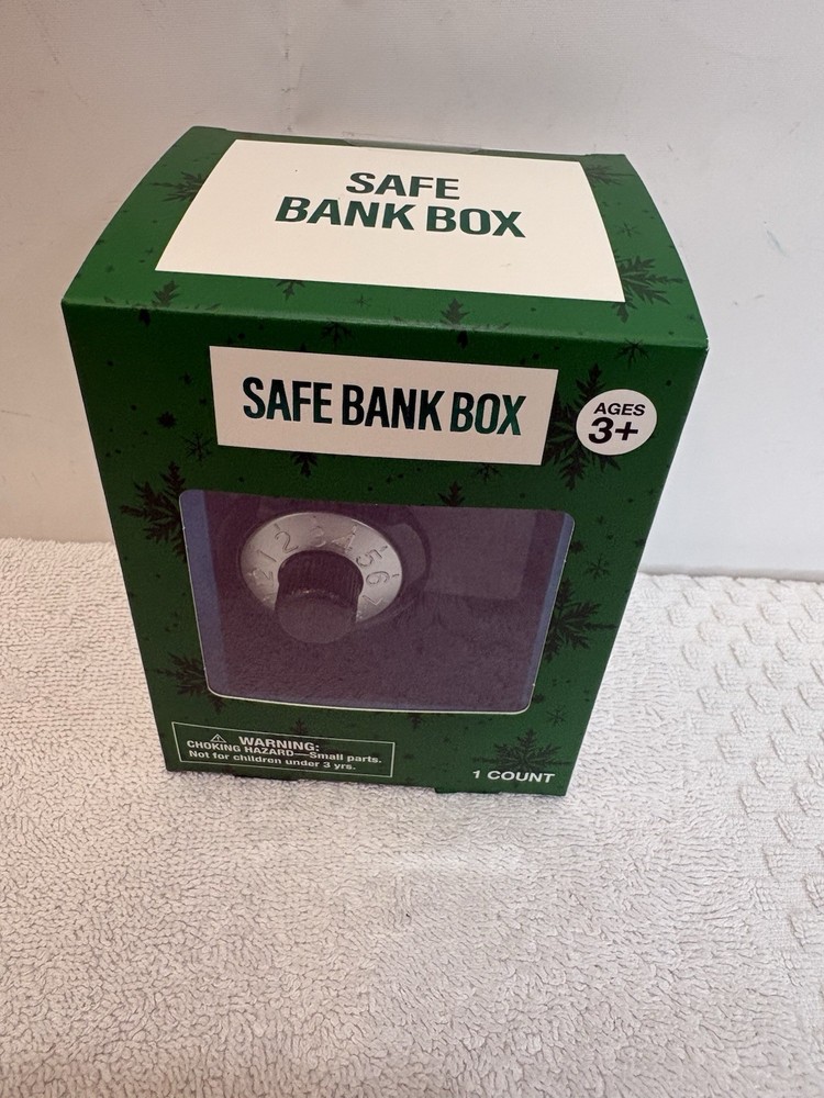 FESTiVE VOiCE™ SAFE BANK BOX This item is a Coded Lock, No Key Needed