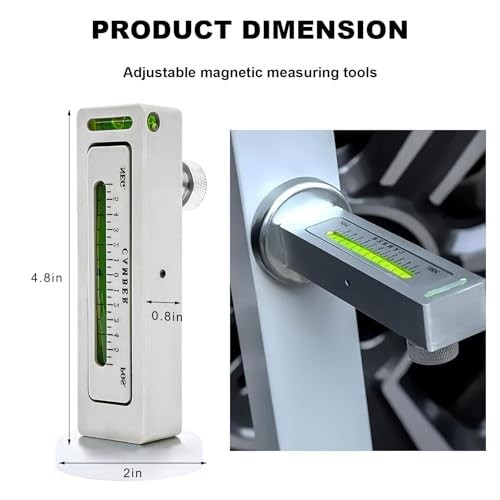 Adjustable Magnetic Gauge Tool, Auto Wheel Camber Castor Strut Alignment