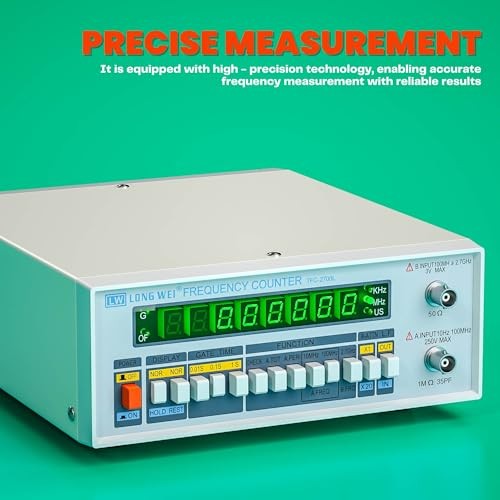 High Precision Frequency Counter, VQP 10HZ-2.7GHZ High Resolution Frequency