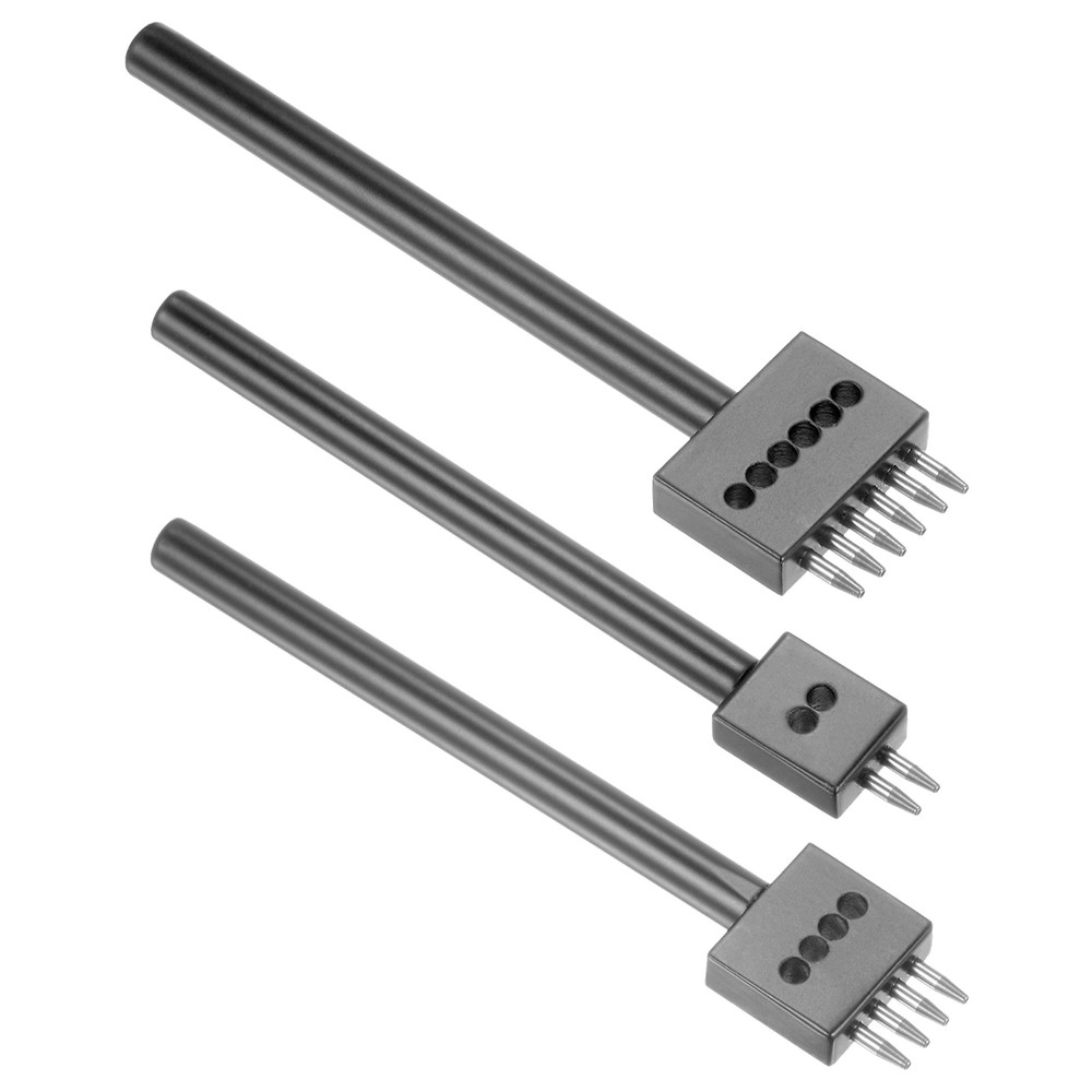2/4/6 Prong Punch Tool 4mm Leather Round Hole Punch Tool