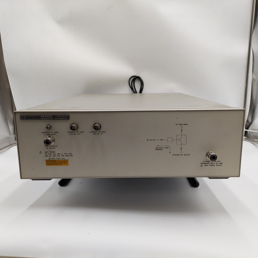 Hp 83220E Dcs Pcs MS RF Interface Agilent Option 010