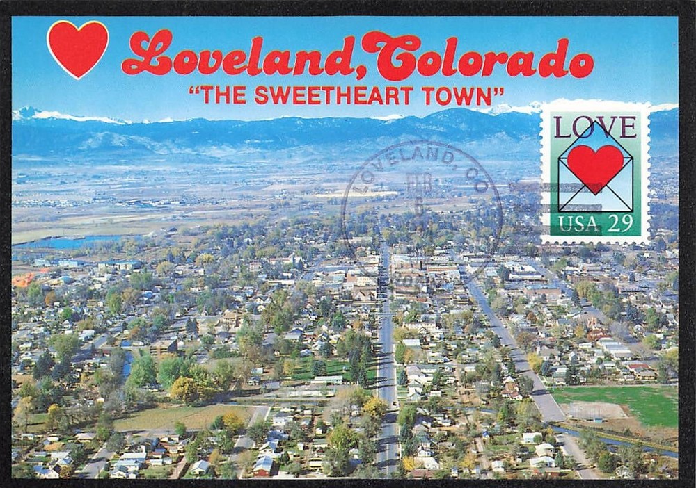 2618 29c LOVE - Flatiron Postcard