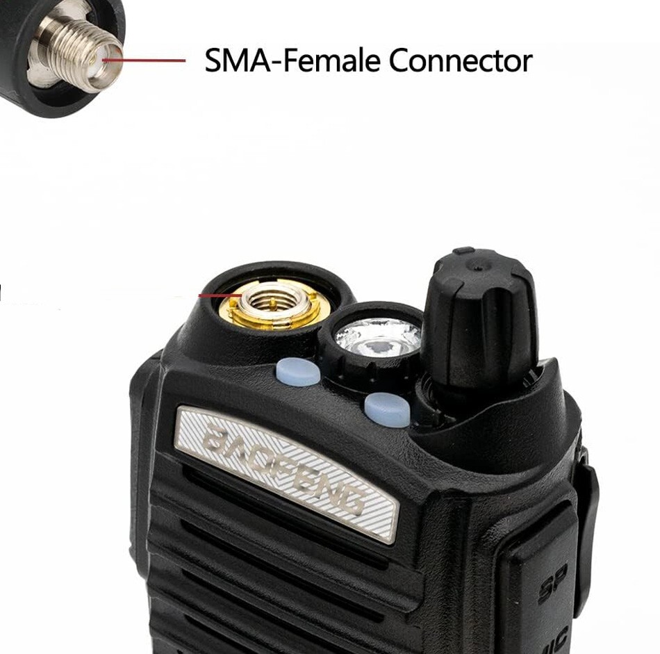 2X ABBREE AM-771 144MHz/222/435MHz Triband Whip Tri Band Antenna for Baofeng 2pc