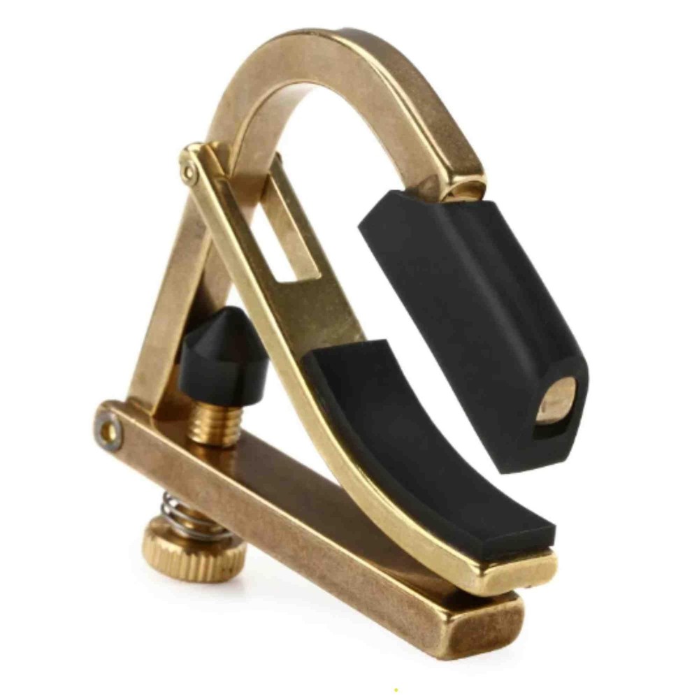 Shubb C7B Brass Partial Capo covers 3 inside strings