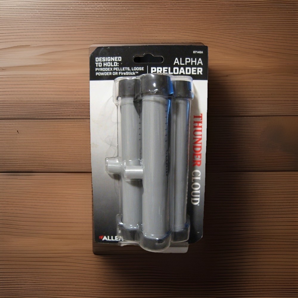 Thunder Cloud Muzzleloader 3 Pack Alpha Preloader 87146A- NIB