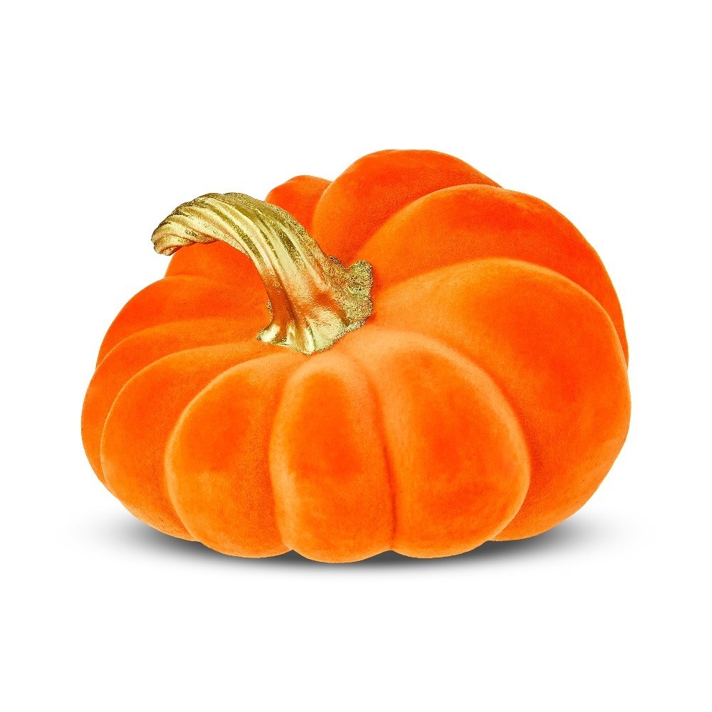 Halloween Wilted Pumpkin Orange Fall Decor 4 Pack