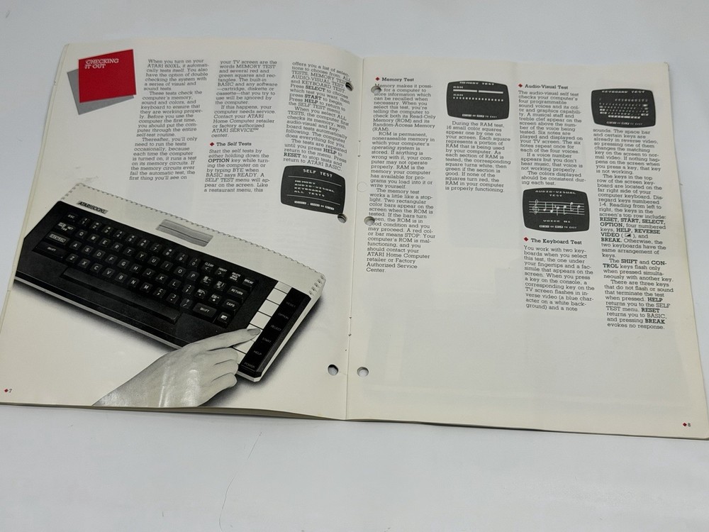 Atari Computer 600XL Owners Manual Catalogue