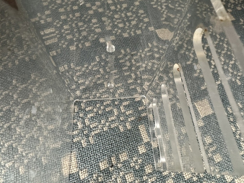 Vtg.robot Coupe Lucite Blade Disc Holder