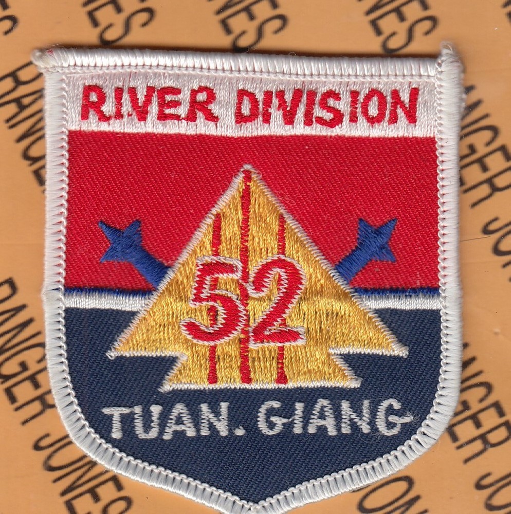 USN Navy 52nd River Assault Division ~3.25" patch m/e