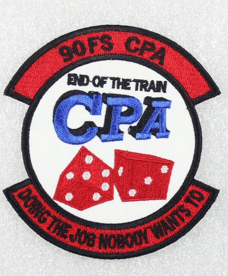 USAF Air Force Patch: 90th Fighter Squadron CPA