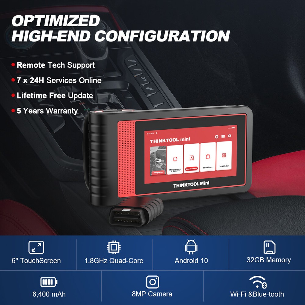 Thinkcar ThinkTool Mini Car Diagnostic Scanner Tool Bluetooth OBD2 Code Reader