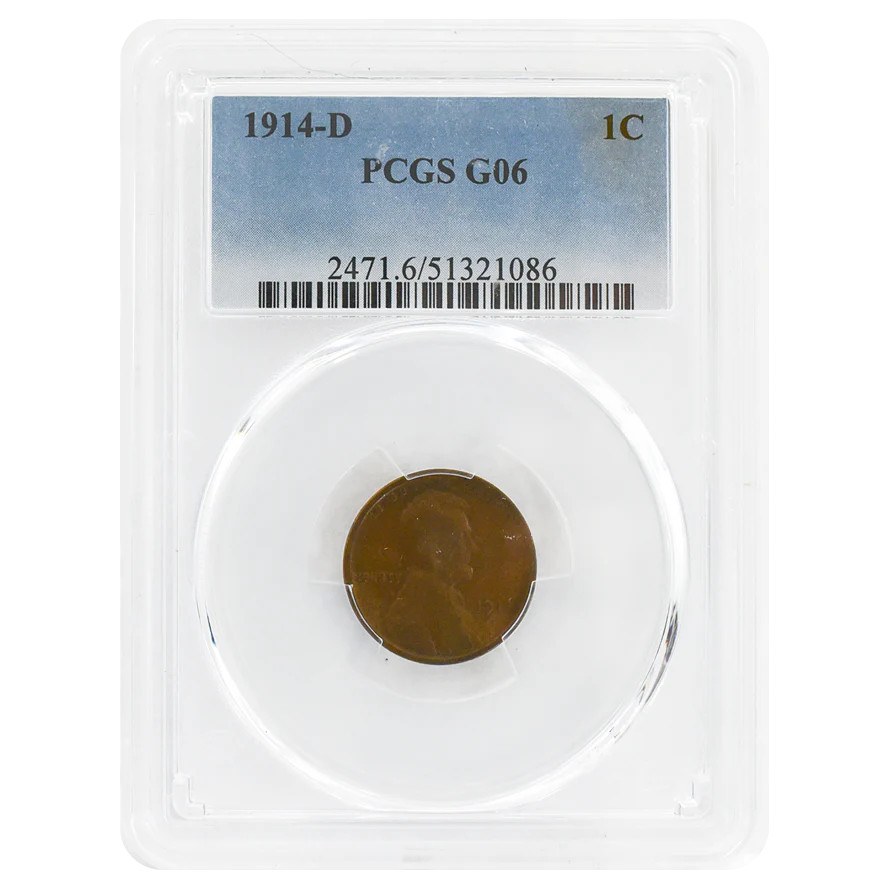 1914-D Wheat Cent G06 PCGS