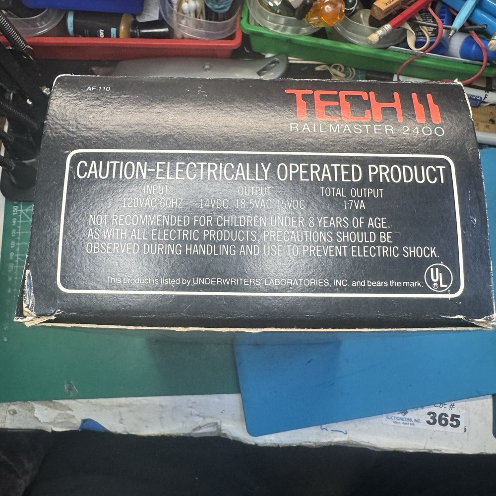 MRC Tech II Railmaster 2400 Railroad Model Train Control Transformer..