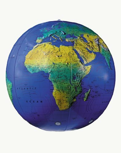 Replogle Inflatatable Globe , Dark Blue 27"