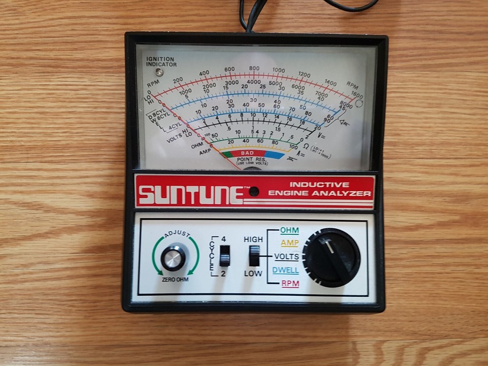 SUNTUNE Inductive Engine Analyzer Model CP7673 USED
