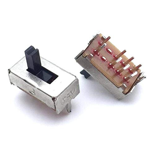 SS23D07 3 Position Slide Switch 8 Pin 25 Pcs