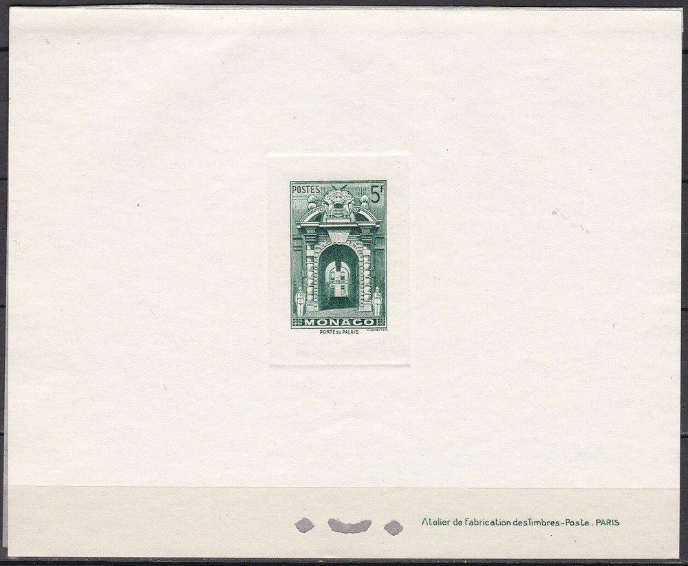 Monaco Sc173A Architecture, Palace Gate, Deluxe Proof