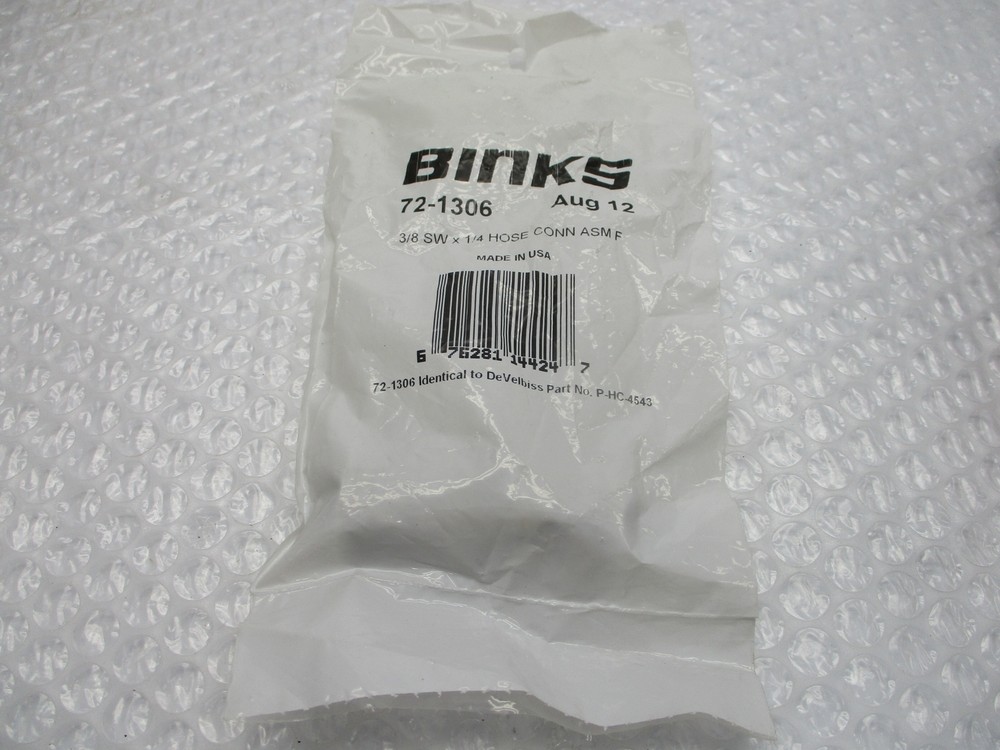 BINKS 72-1306 HOSE CONNECTOR NSMP