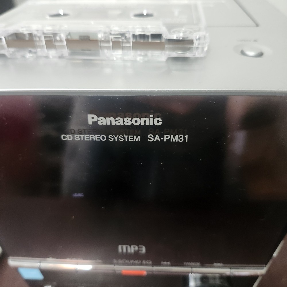 Panasonic SA-PM31 Stereo System CD Changer Main Unit W/ Remote DIM SCREEN READ