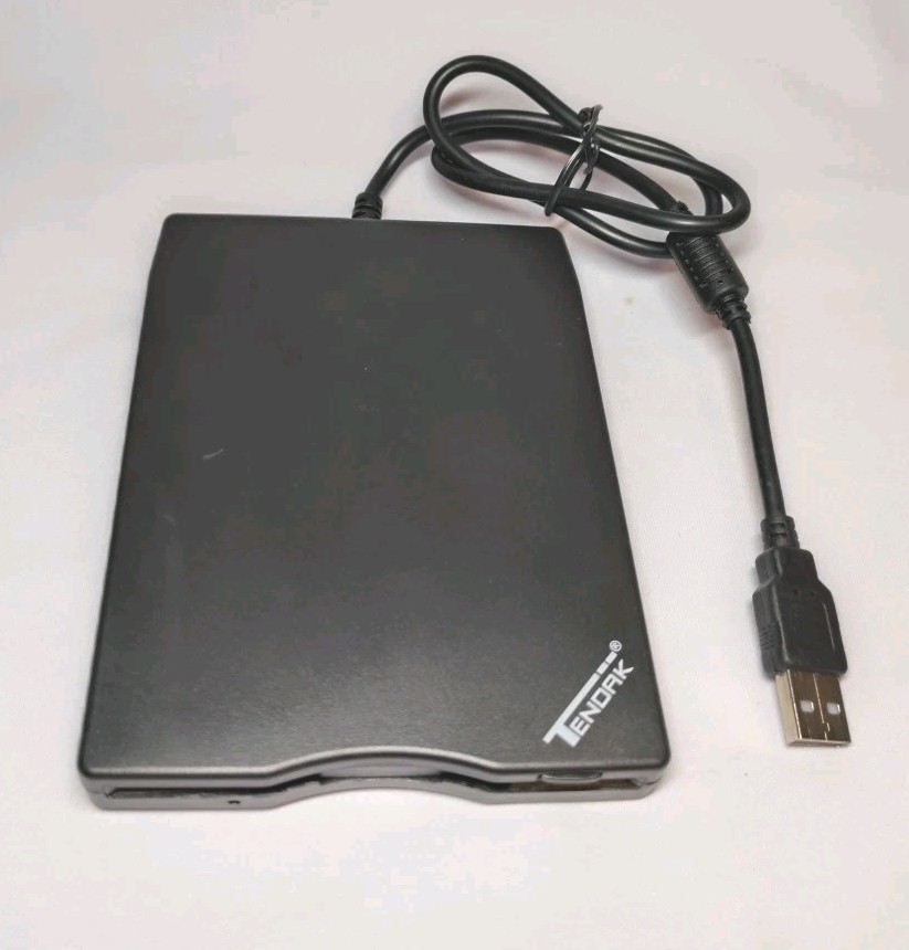 Tendak USB Floppy Disk Drive, Floppy Disk Reader 3.5 inch Portable USB External