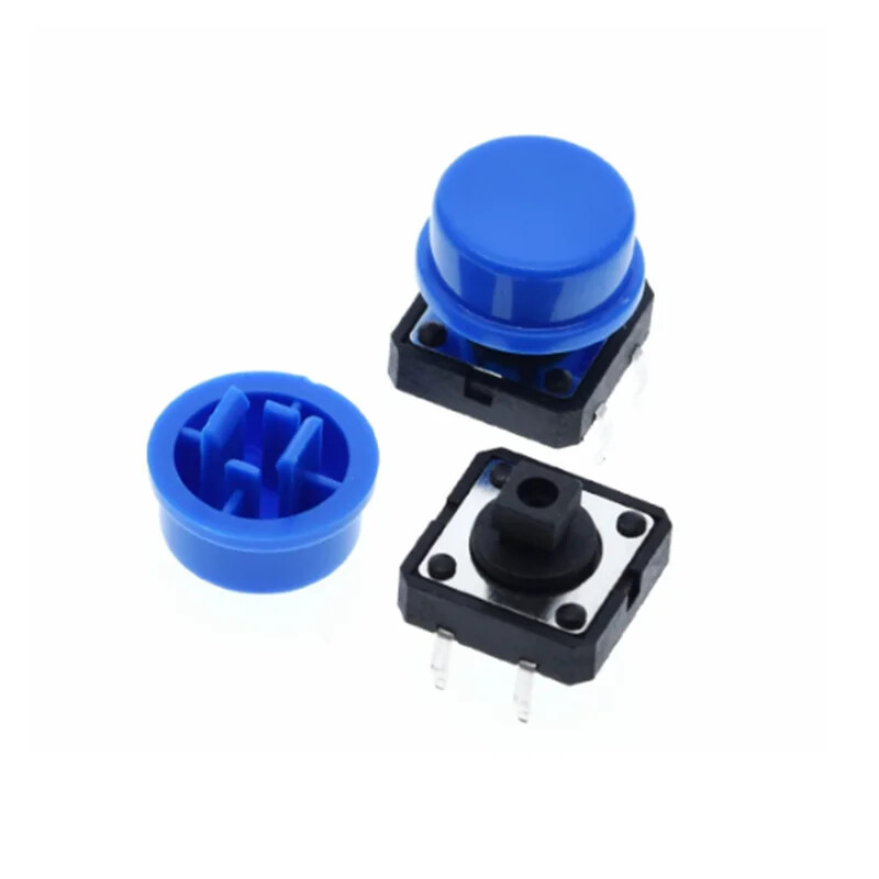 25pcs Tactile Push Button Switch Momentary Micro switch button + 25pcs Tact Caps