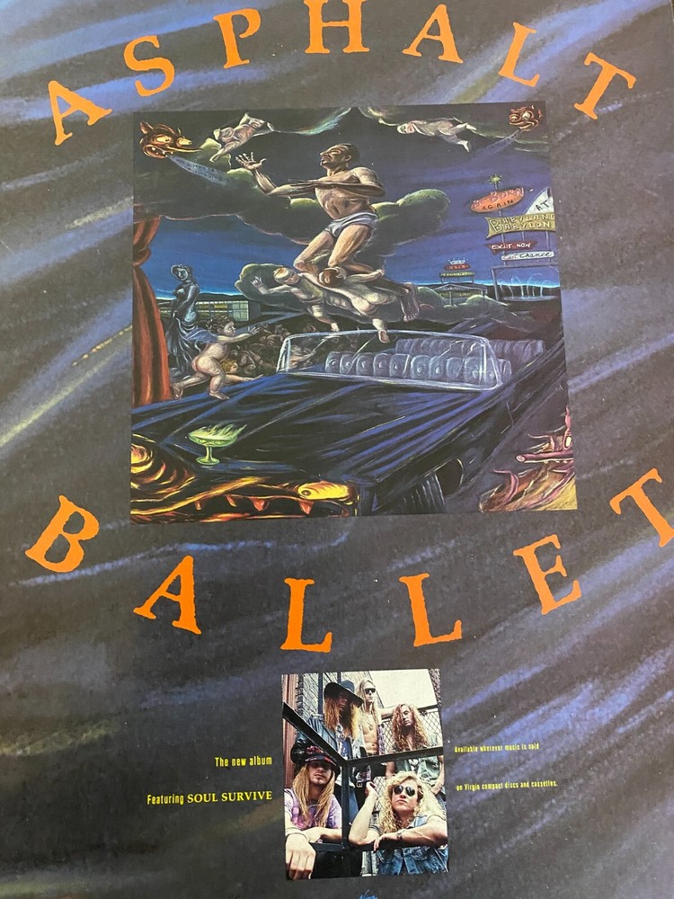 Asphalt Ballet, Full Page Vintage Promotional Ad