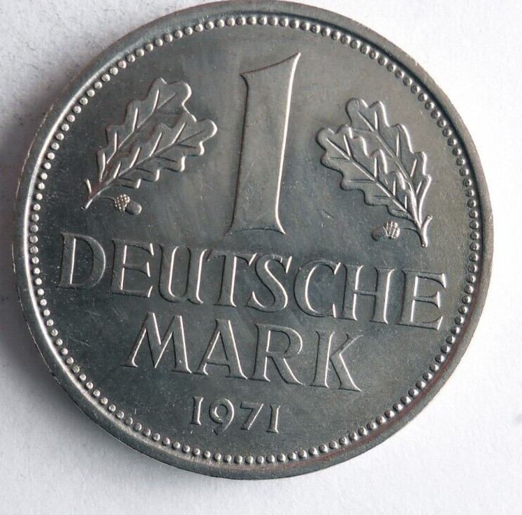 1971 D GERMANY MARK - Great Coin - FREE SHIP - Bin #75