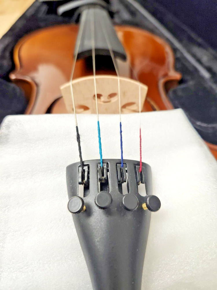 Stagg VN-4/4 EF Solid Maple 4/4 Student Size Violin Ensemble with bow and case