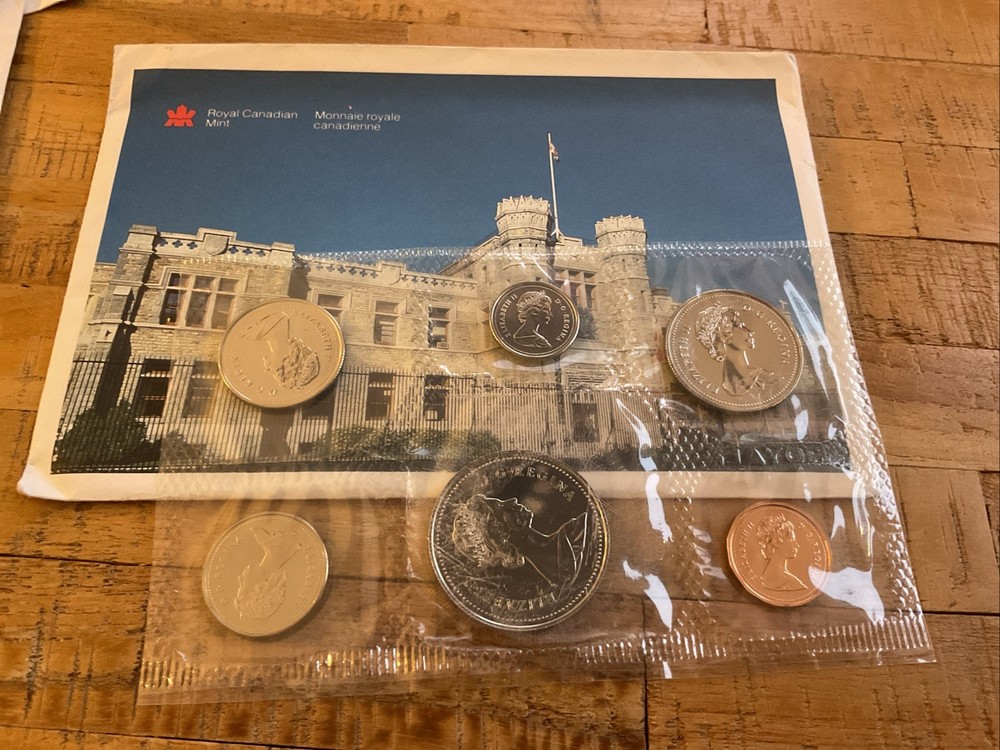 Canada 1987 PL Proof-like Uncirculated Coin Set W/ COA ENVELOPE