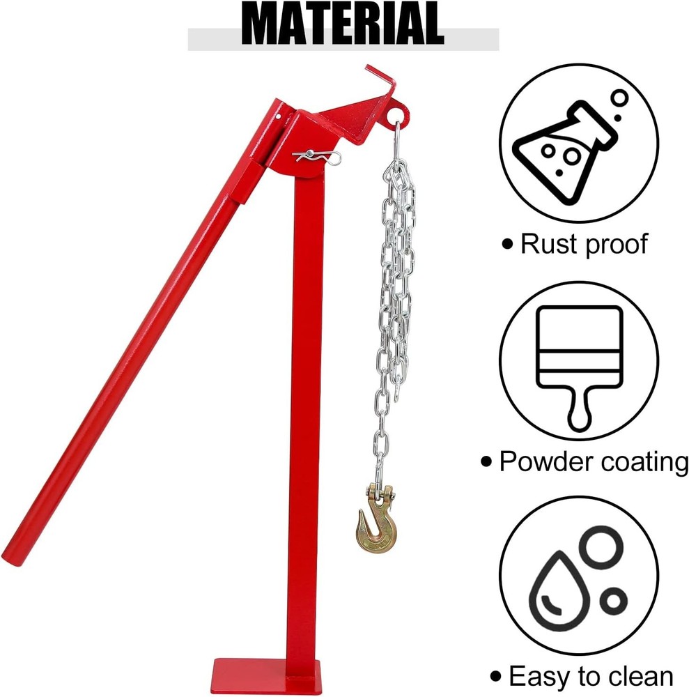 NEW Heavy Duty T Post Puller Set with Lifting Chain Puller