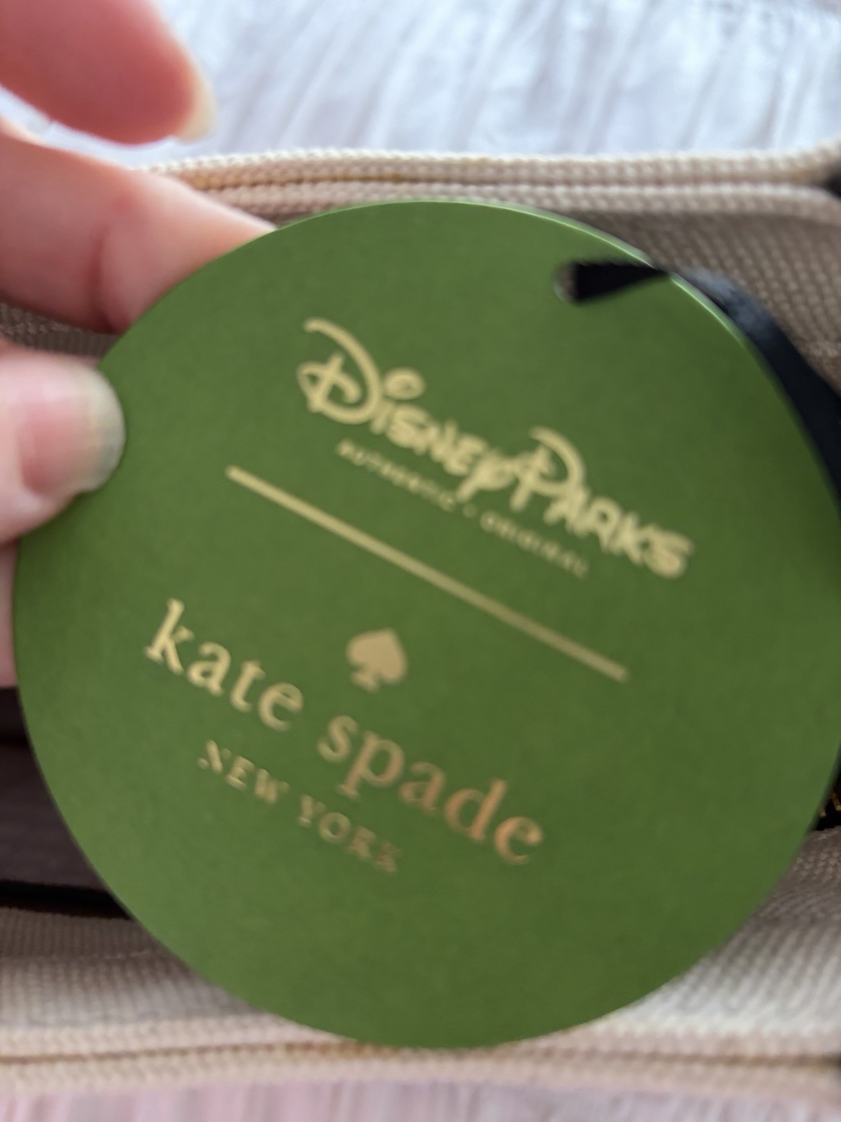 Kate Spade Disney Tinker Bell Tote Faith Trust And Pixie Dust