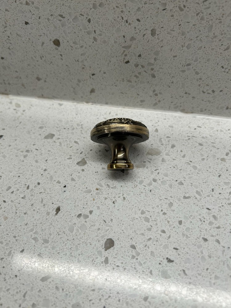 Shaub Brass Drawer Knobs- Set Of 9