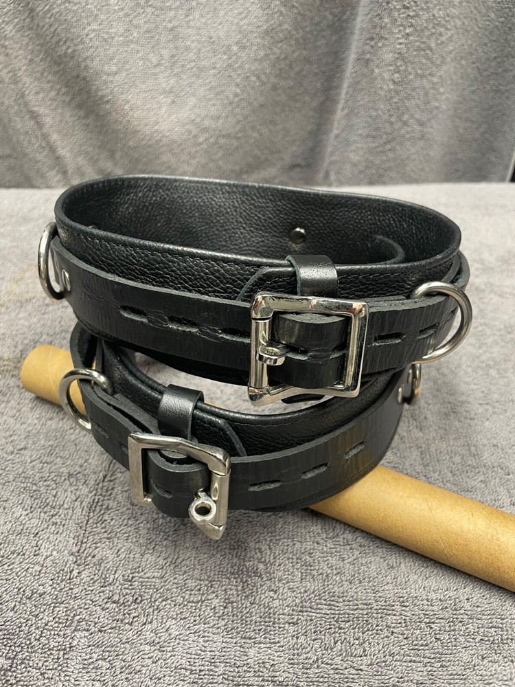 STRICT LEATHER  THIGH CUFFS   Heavy   Mr S Fetters