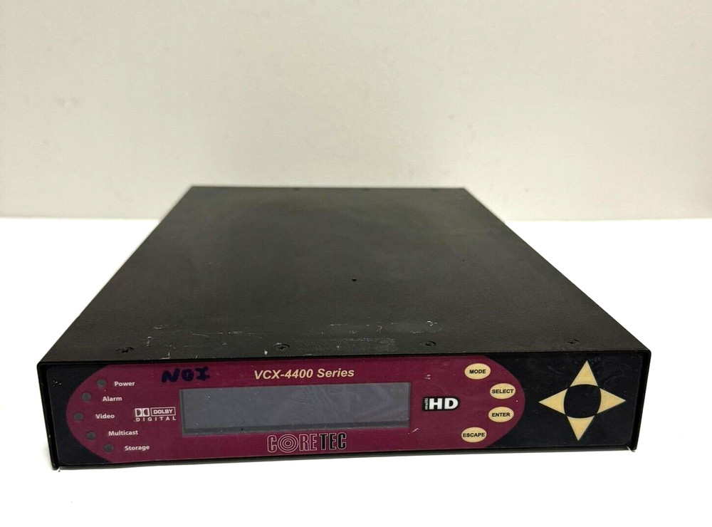 Core Tec VCX4400 Series MPEG Video ETHERNET ENCODER
