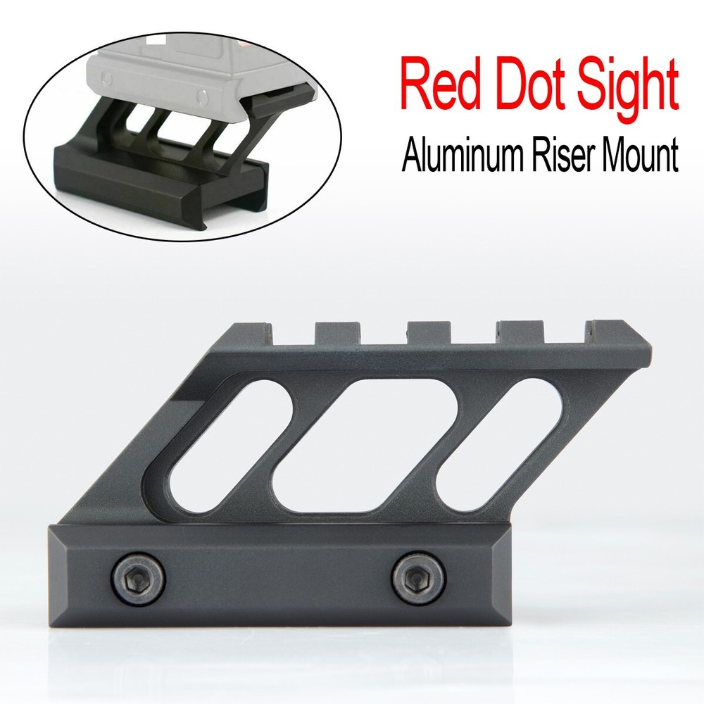 High Profile Compact Riser Lockdown Picatinny Riser Mount 1 Inch Riser 4 Slot