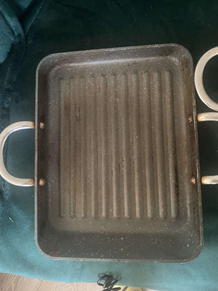 Curtis Stone Nonstick 9x11 Grill Pans Red