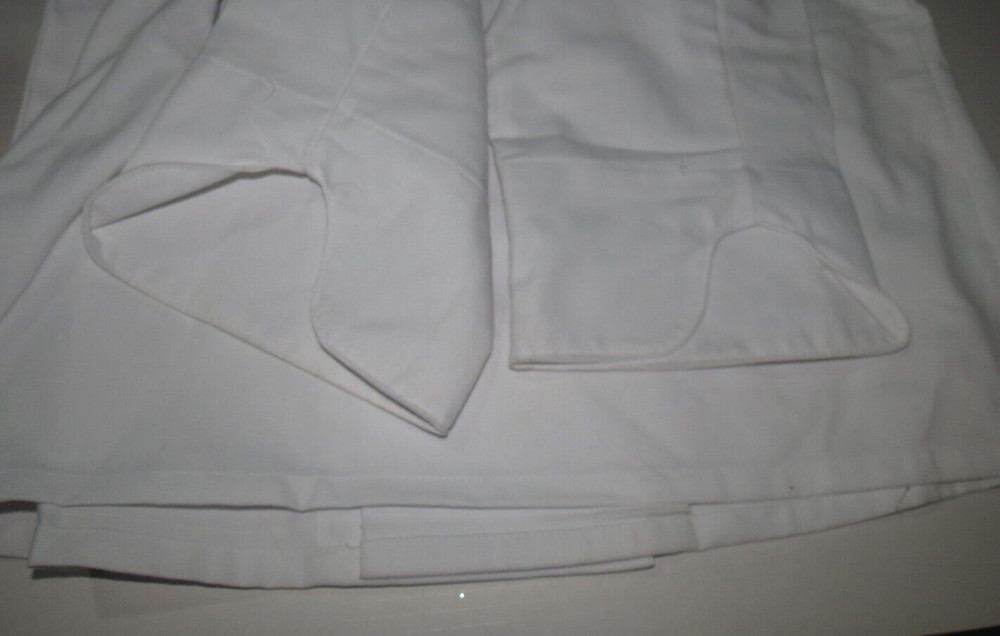 p1 Chef Designs White Restaurant Uniform Chef Coat Jacket Size L_RG